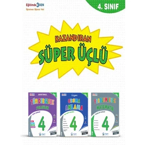 Üçgen Yayıncılık 4. Sınıf Süper Üçlü Kazandıran Kitaplar