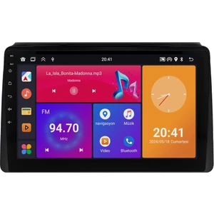 Renault Duster (2018-2024) Android 14 Multimedya - 2 GB Ram - 32 GB Hafıza - Carplay CRV4608XP DUSTER