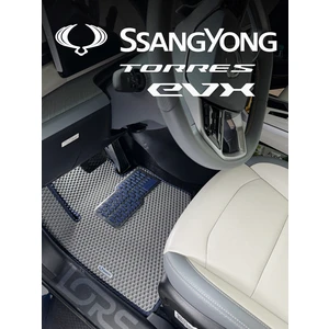 Ssangyong Torres Evx Eva Oto Paspas Takımı - Topukluk- 2 Logo (Gri-Lacıvert)