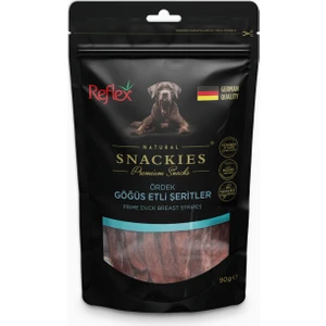 Snackies Ördek Gögüs Etli Şeritler 90 gr