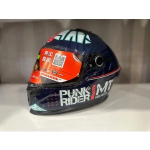 mt Helmets Kask mt Braker Sv Punk Rider C7 Parlak Blue/black