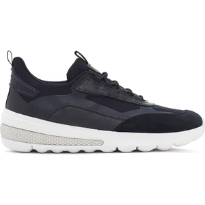 Erkek Lacivert Spherica Actif Bağcıklı Kumaş Sneaker U45BAD01122C4002