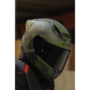 Ls2 Rapıd 2 Race Thunder Bırds Mat Yeşil-Siyah-Gri Kask