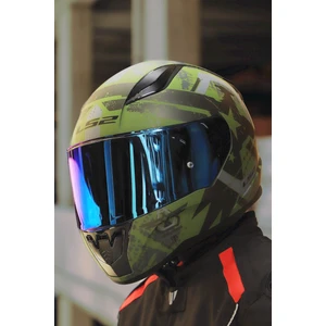 Ls2 Rapıd 2 Thunder Bırds Mat Yeşil-Siyah-Gri Kask