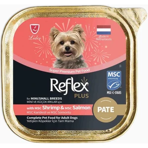 Plus Pate Karidesli ve Somonlu Mini ve Küçük Irklar Için Yetişkin Köpek Maması 85 gr