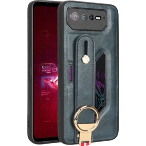 Asus Rog Phone 6 Bileklikli Darbeye Dayanıklı Deri Telefon Kılıfı (Yurt Dışından)