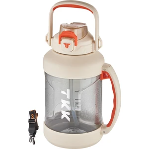 Tkk 2000 ml Tek Kapak Çift Kullanım Pipetli/rahat Içim Tritan Su Matarası FFTKK1028 2000 ml