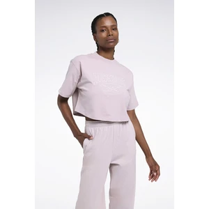 cl Ae Bıg Logo Crop Tee Pembe Kadın Kısa Kol T-Shirt