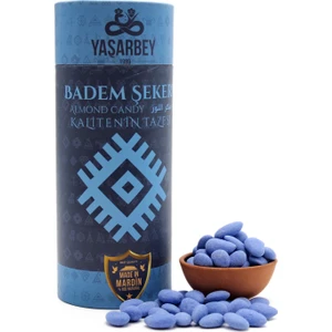 Yaşar Bey YÖRESEL MARDİN MAVİ BADEM ŞEKERİ ÇİFT BATIRIMLIK 1.000 GR [GÜNLÜK-TAZE GÖNDERİM]-(HEDİYELİK KUTU)