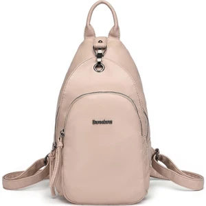 Yıkama Deri Küçük Boy Sırt Kadın Çantası 21-K Barcelona 1639-3