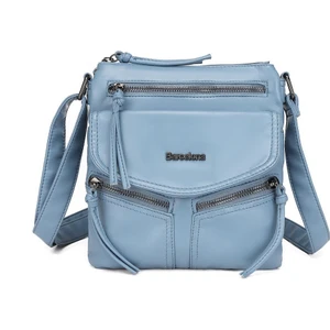 Yıkama Deri Postacı Askılı Soft Kadın Çantası 21-K Barcelona 1877