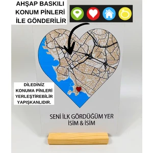 Kişiye Özel Konum Şehir Haritası Konum Emojili