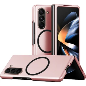 Seashell Digital Samsung Galaxy Z Fold6 5g Kılıf Magsafe Skin-Touch Mat Sert Pc Telefon Kapağı ile Uyumlu-Gül Altın (Yurt Dışından)