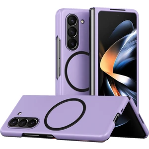 Seashell Digital Samsung Galaxy Z Fold6 5g Kılıf Magsafe Skin-Touch Mat Sert Pc Telefon Kapağı-Lavanta Moru ile Uyumlu (Yurt Dışından)