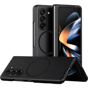 Seashell Digital Samsung Galaxy Z Fold6 5g Kılıf Magsafe Skin-Touch Mat Sert Pc Telefon Kapağı ile Uyumlu - Siyah (Yurt Dışından)