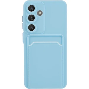 Seashell Digital Samsung Galaxy A55 5g Kılıf Kart Yuvası Çizilmez Yumuşak Tpu Telefon Arka Kapak-Gök Mavisi (Yurt Dışından)