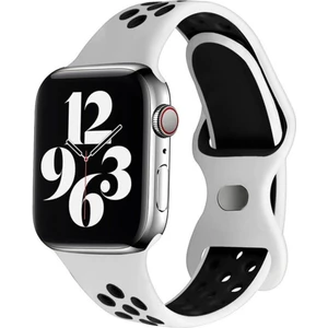 Apple Watch  S-M 42 44 45MM Uyumlu Delikli Nike Spor Kordon