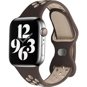 Apple Watch  S-M 42 44 45MM Uyumlu Delikli Nike Spor Kordon