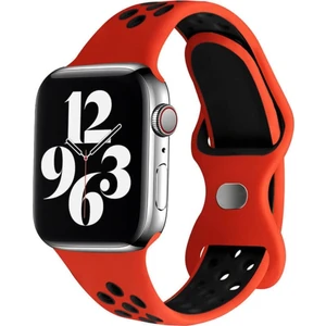Apple Watch  S-M 42 44 45MM Uyumlu Delikli Nike Spor Kordon