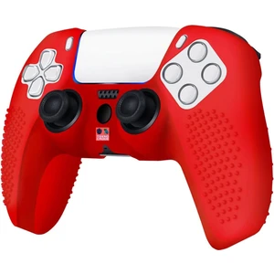 Ps5 Dualsense Uyumlu Joystick Koruyucu Silikon Kılıf Kırmızı Noktalı