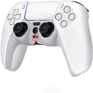 Ps5 Dualsense Uyumlu Joystick Koruyucu Silikon Kılıf Beyaz Noktalı