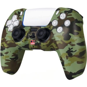 Ps5 Dualsense Uyumlu Joystick Koruyucu Silikon Kılıf Yeşil Kamuflaj