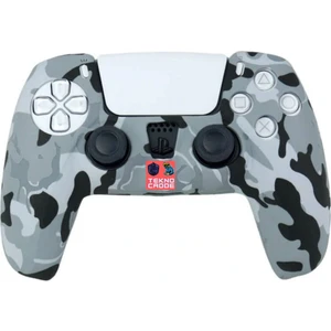 Ps5 Dualsense Uyumlu Joystick Koruyucu Silikon Kılıf Gri Kamuflaj