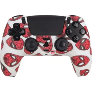 Ps5 Dualsense Uyumlu Joystick Koruyucu Silikon Kılıf Spiderman Kırmızı Maske