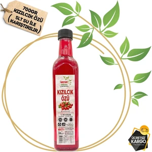 Baştan Yöresel Doğal Kızılcık Özü (700gram)