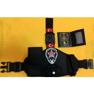 Özel Güvenlik Tesisat Bacak Kılıfı ve Özel Güvenlik Rozetli Cüzdanı Satınal-Sivile Satılmaz.
