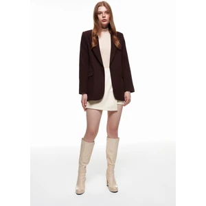 Blazer Ceket Koyu Kahve