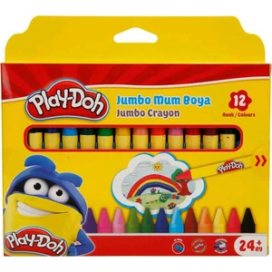 Play Doh Silinebilir Jumbo Crayon Mum Boya 12 Renk