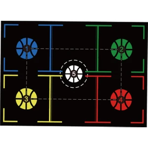 Basketbol Eğitim Mat Sessiz Basketbol Uygulama Mat Basketbol Dribble 107CMX76CM (Yurt Dışından)