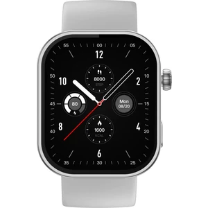 Zeblaze Btalk Plus Starlight Silver Akıllı Saat - Yıldız Işığı Gümüşü, Stres İzleme, Paslanmaz Çelik Gövde, Kalp Atış Hızı Monitörü
