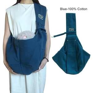 Pamuk-Mavi 4.5 kg Rulman Çevre Koruma Modası Taşınabilir Taşıma % 100% Pamuk/yün Evcil Kedi Köpek Pencere Alışveriş Askılı Çanta (Yurt Dışından)