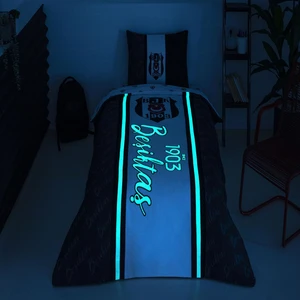 Lisanslı Beşiktaş 1903 Glow Tek Kişilik Pamuk Nevresim Takımı