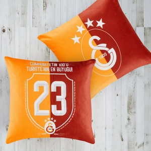 Taş Lisanslı Galatasaray Şampiyonluk Pamuk 40X40 Kırlent
