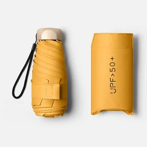 Shanxiu Store Ultra Hafif Rüzgar Geçirmez Yazlık Güneş Şemsiyesi - Açık Krem (Yurt Dışından)