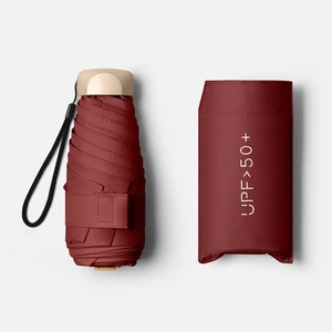Shanxiu Store Ultra Hafif Rüzgar Geçirmez Yazlık Güneş Şemsiyesi - Açık Krem (Yurt Dışından)