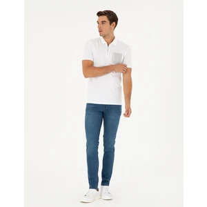 Pierre Cardin Erkek Mavi Slim Fit Jean Pantolon 50294621-VR036