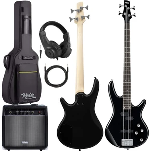 MBG-400BK-25AMP 4 Telli Bas Gitar ve 25W Amfi Gigbag Kulaklık Set