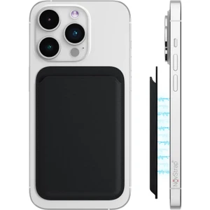 iPhone 16 15 14 13 12 Magsafe ile Uyumlu Manyetik Suni Deri Kartlık Cüzdan Güçlü 6 Mıknatıs