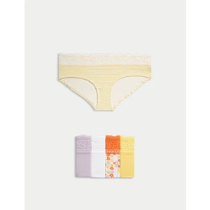 Marks & Spencer 5'li Dantel Detaylı Short Külot Seti