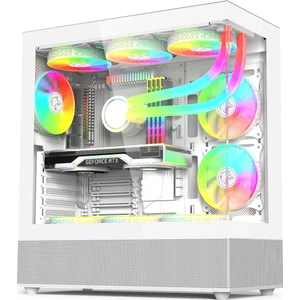 Phantom 6X120MM Rgb Fanlı Gamıng Oyuncu Bilgisayar Kasası Beyaz