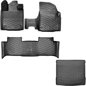 Volkswagen Yeni Tiguan 2024 Sonrası Paspas ve Stepneli - Üst Kademe Bagaj Havuzu Seti