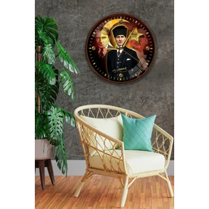 Emya Home Atatürk Duvar Saati - 29 cm