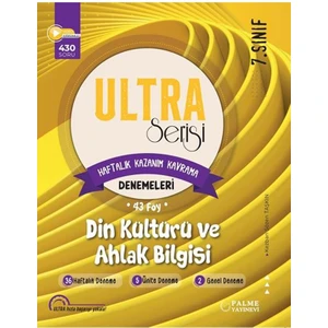 Palme 7.sınıf Ultra Din Kültürü Haftalık Kazanım Kavrama Denemeleri