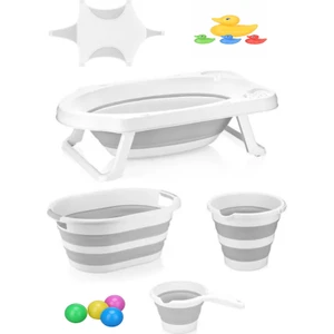 Free Bebek Katlanır Bebek Banyo Küveti 7parça  File
