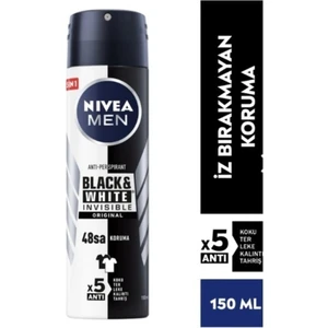 Invisible Black&white Erkek Deodorant 150 ml 1 Adet