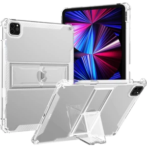 Coverzone Şok Koruma Matepad 11 Uyumlu Tablet Kılıfı Darbelere Karşı Silikon Koruma Standlı Kılıf Dokunmatik Kalem Yuvalı Kullanımı Kolay Darbe Emici Şeffaf Arka Kapak